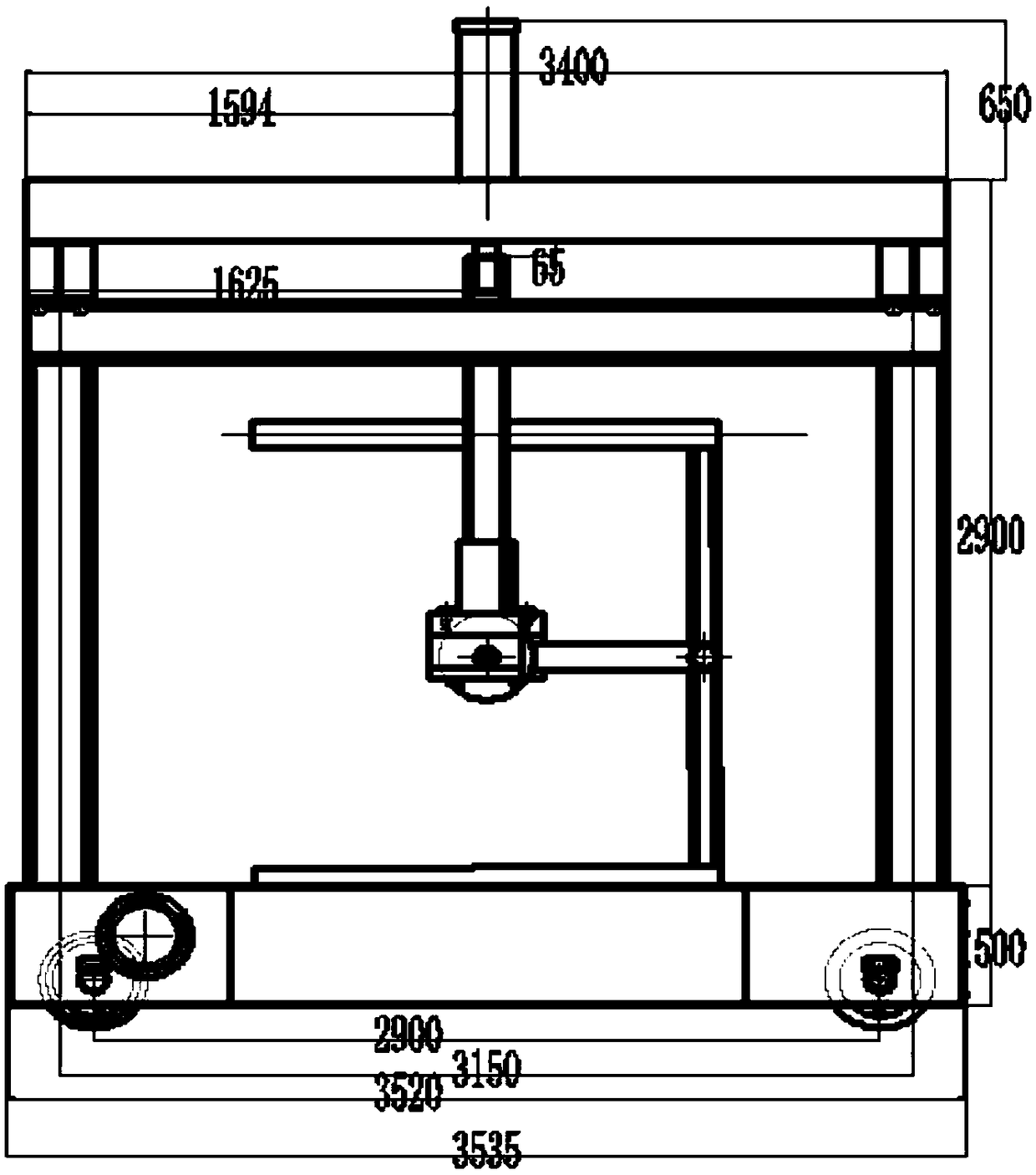 Subway tunnel segment reinforcing cage overturning machine and overturning method