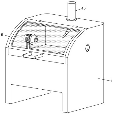 Industrial automatic electric arc welding workbench