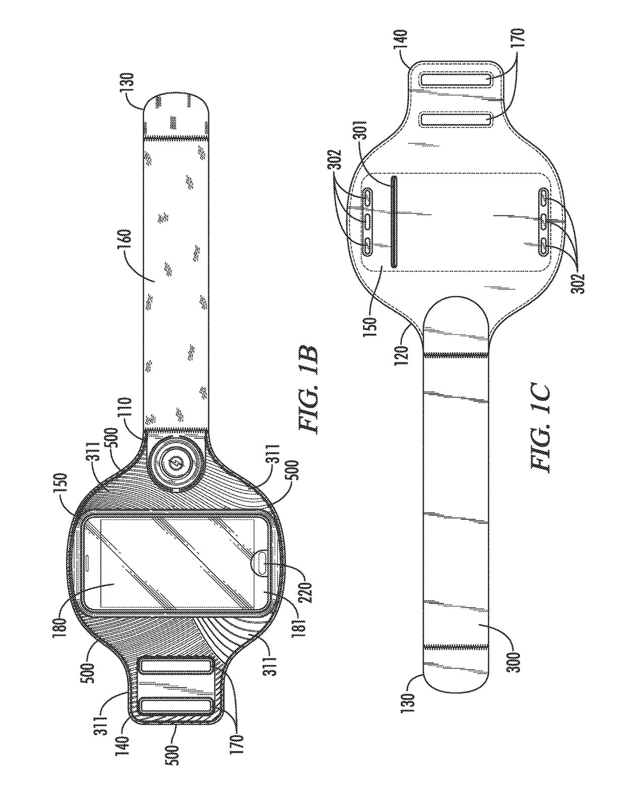 Arm band portable electronic device case