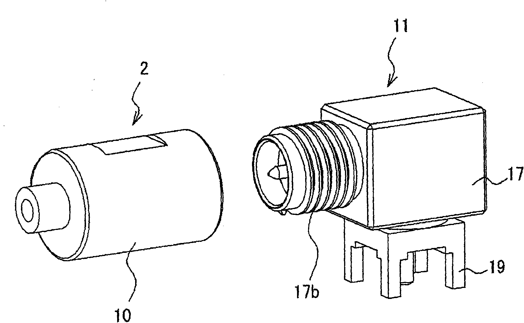 Coaxial connector and coaxial connector with antenna