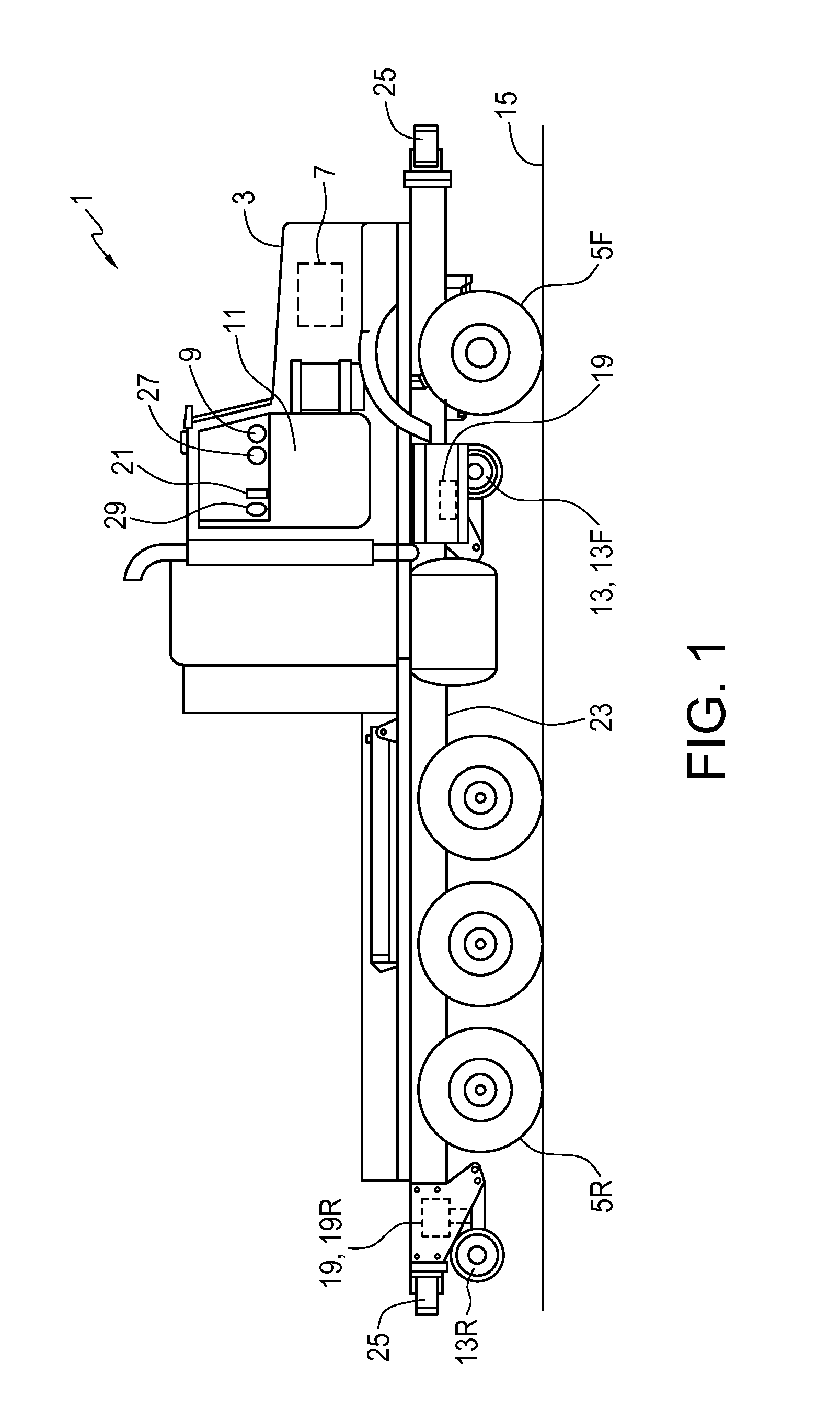 Road/Rail Vehicle with Tractive Weight Control