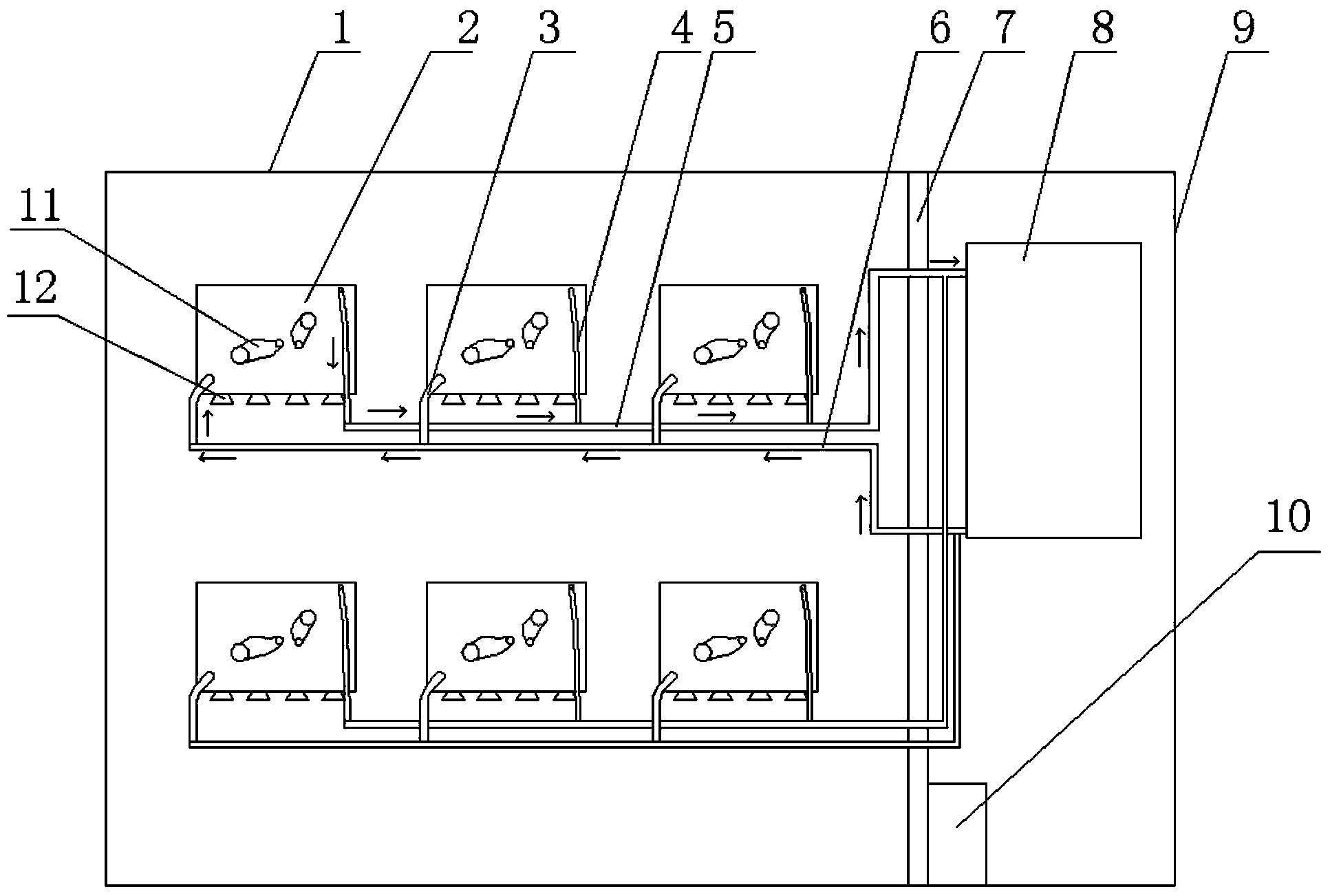 Mould-proof curing phase and temperature air-conditioning warehouse for scripts and paintings