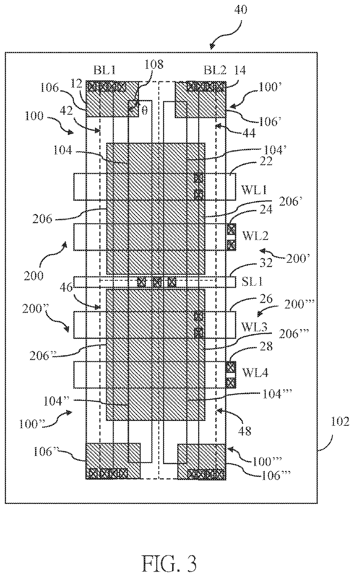 Low-cost and low-voltage Anti-fuse array