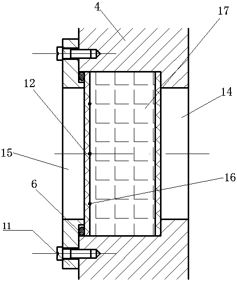 Solid rocket ramjet engine gas flow adjusting device