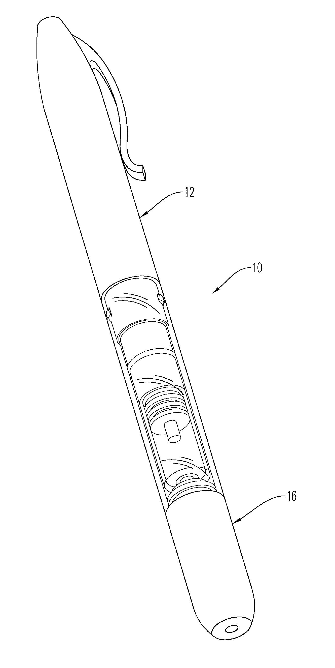 Auto-injection syringe having vent device