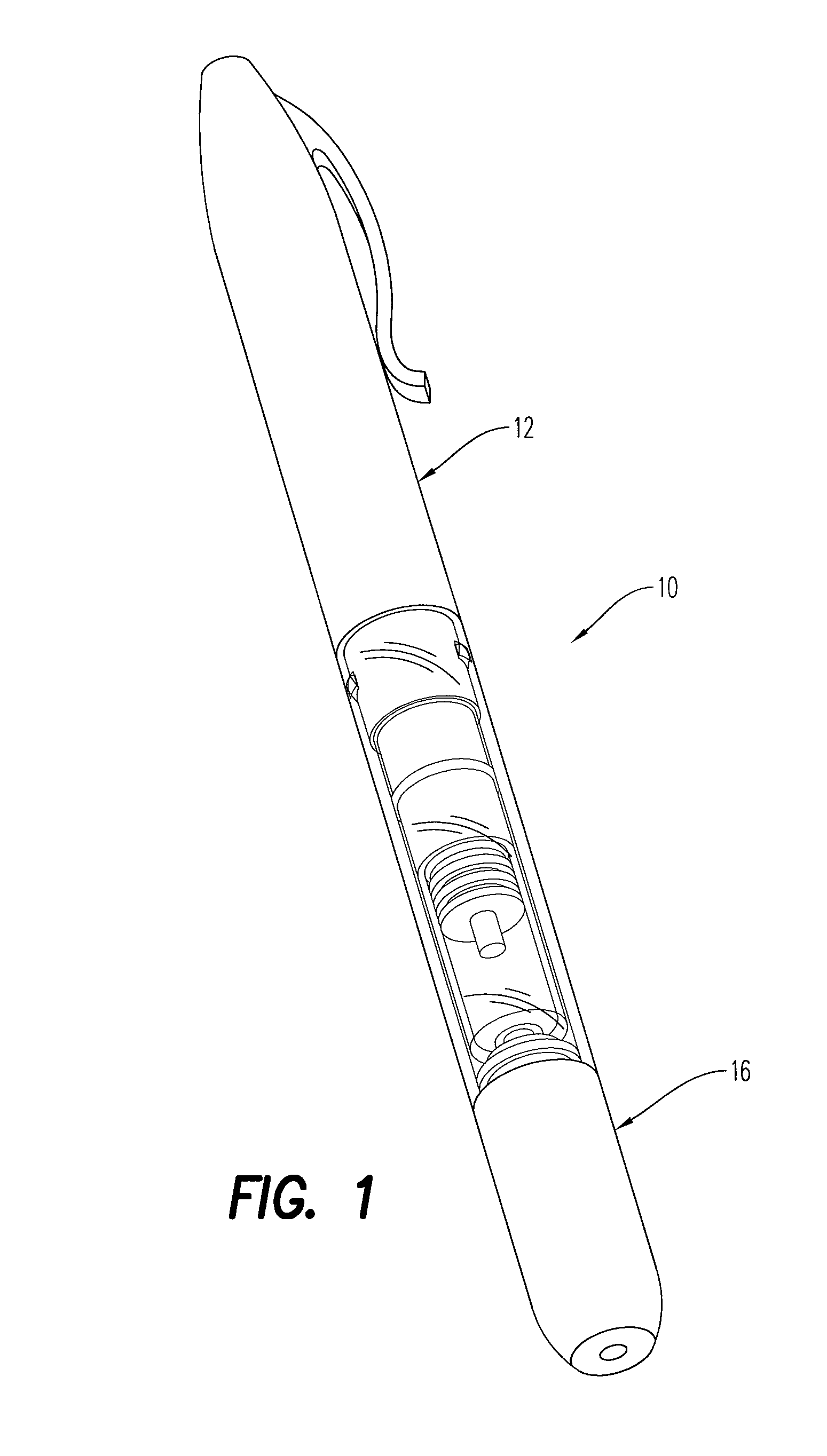 Auto-injection syringe having vent device