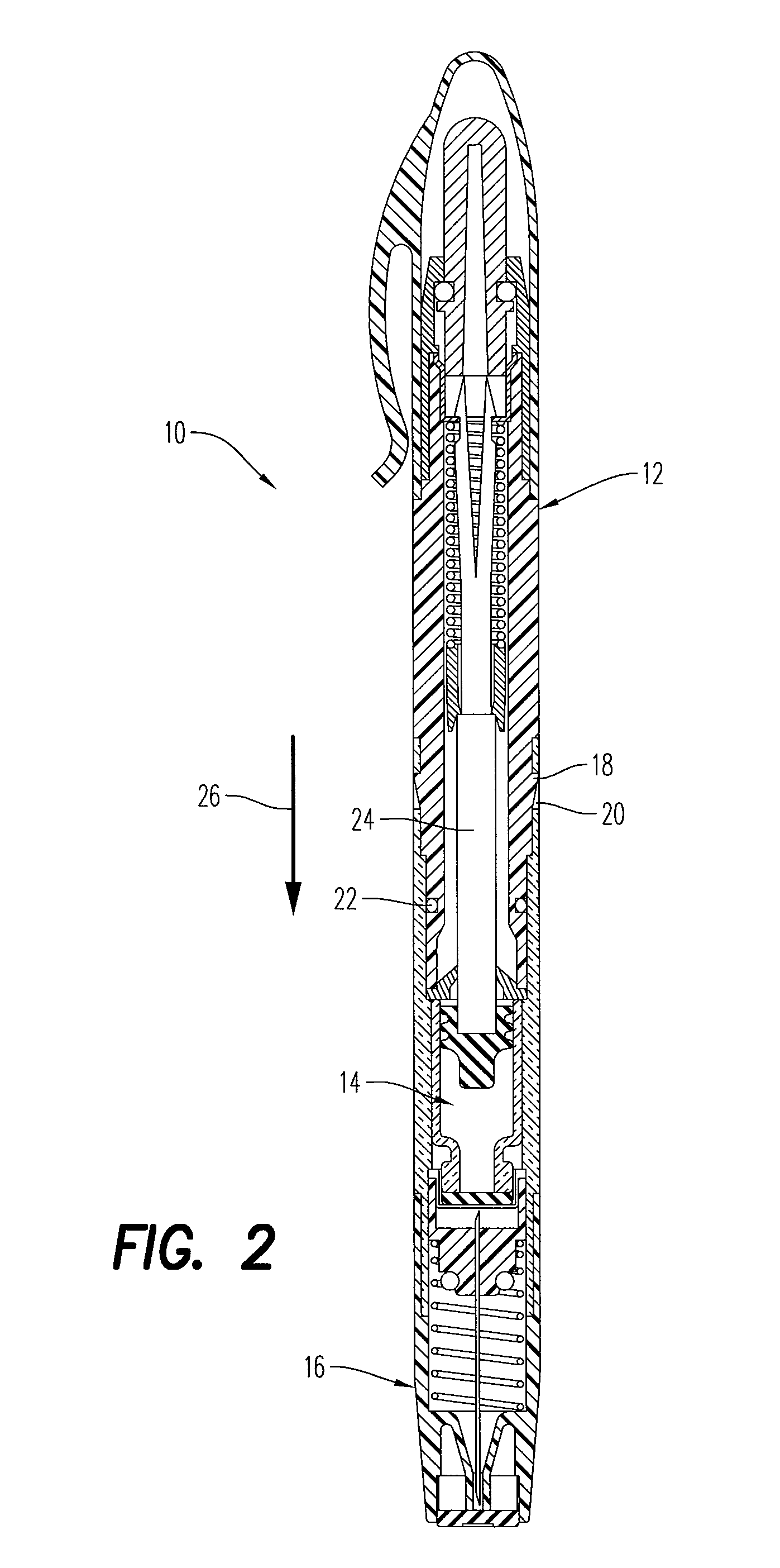 Auto-injection syringe having vent device