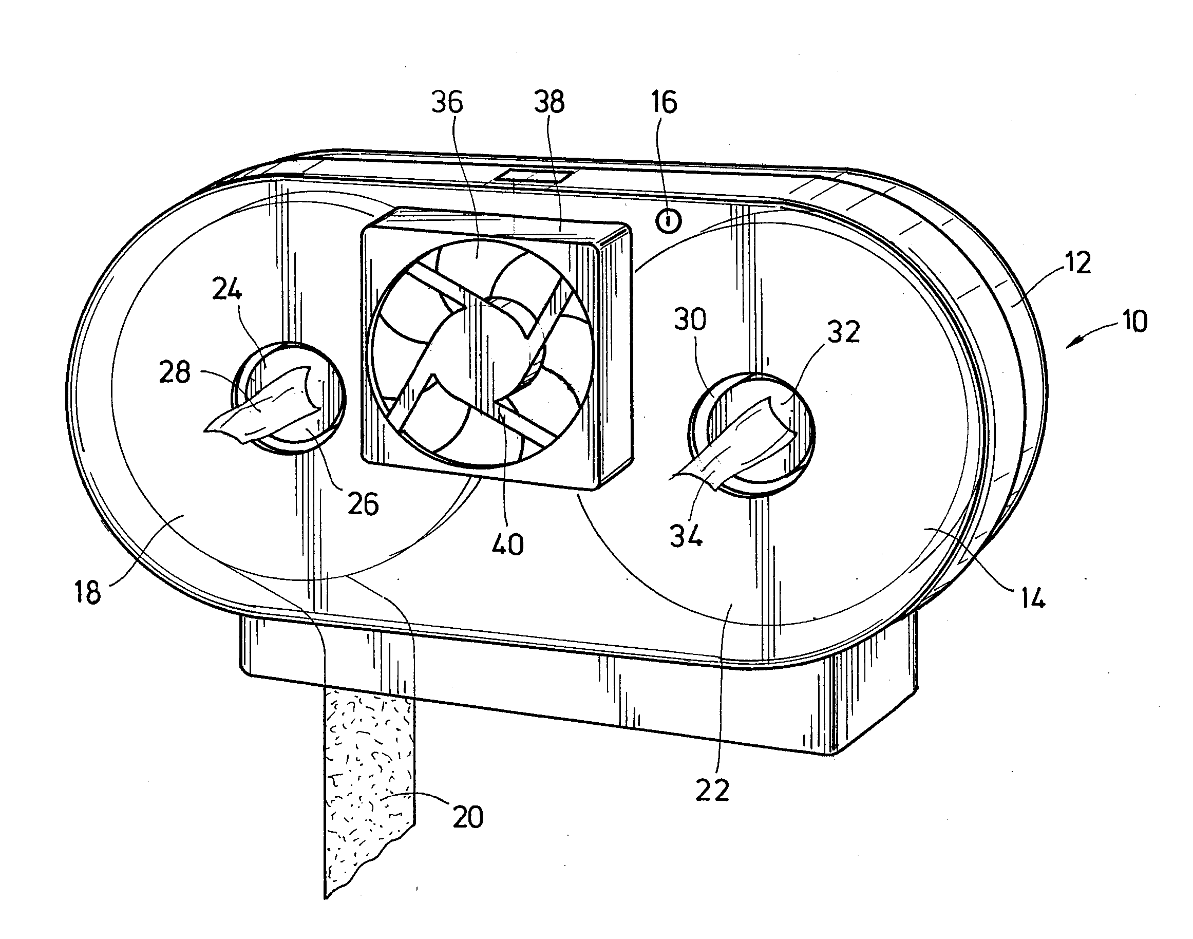 Combination Toilet Paper Dispenser, Disinfecting Station, and Deodorizing Station