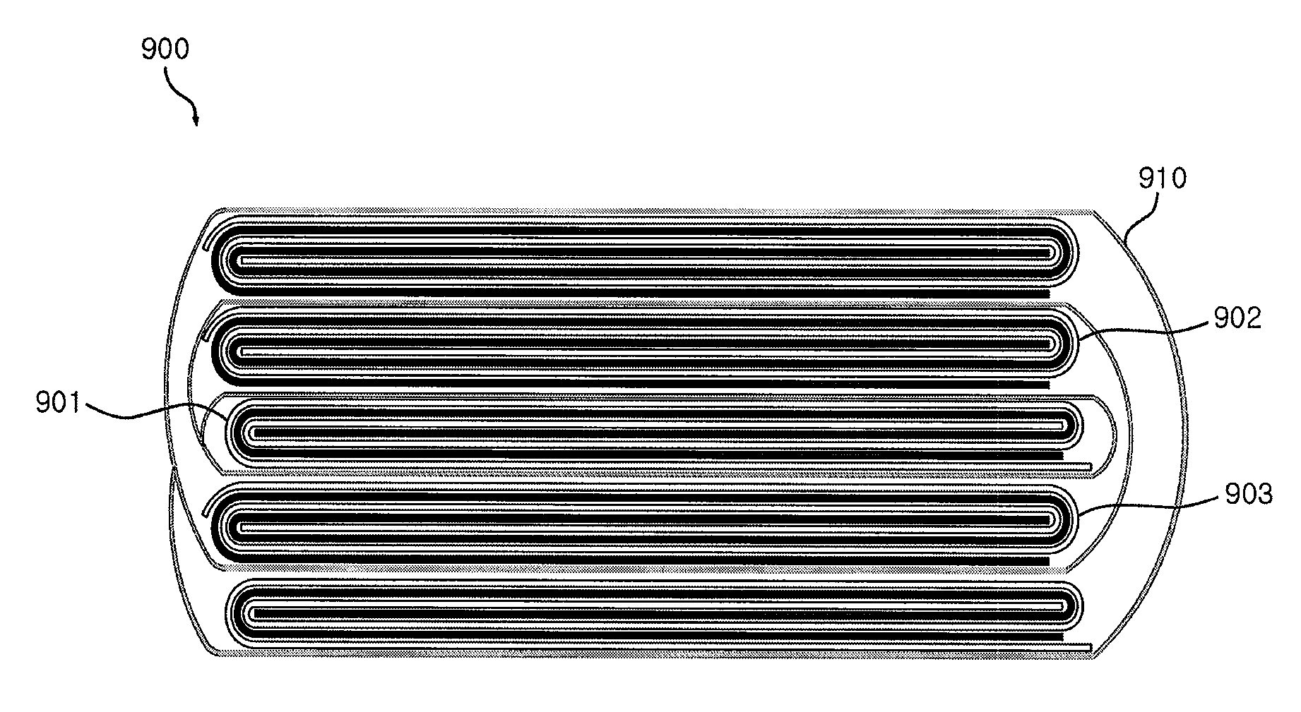 Double winding-typed electrode assembly