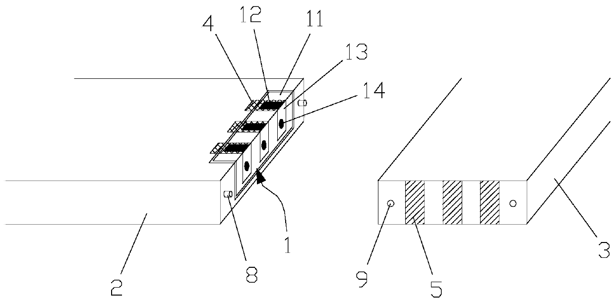 A board-to-board connector and pcb board connection structure for mobile terminals