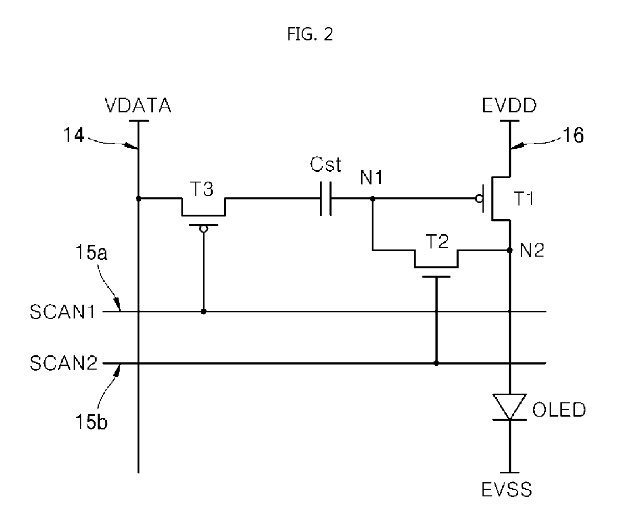 Thin film transistor array substrate and organic light emitting display device having same