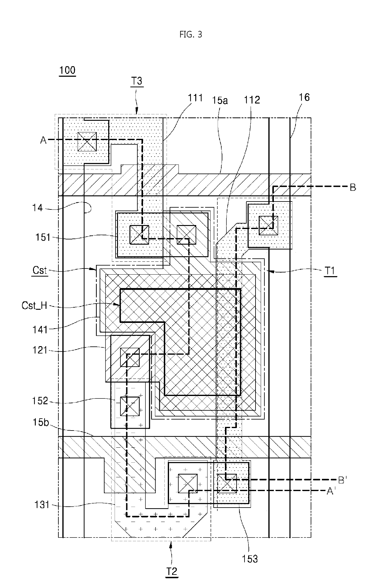 Thin film transistor array substrate and organic light emitting display device having same