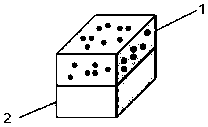 Corundum mullite multiphase gradient material for heat recovery coke oven door