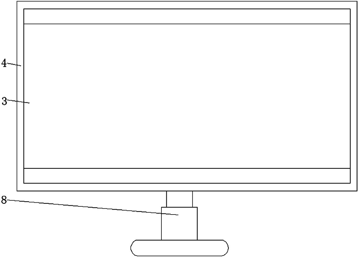 Display device for novel media operation