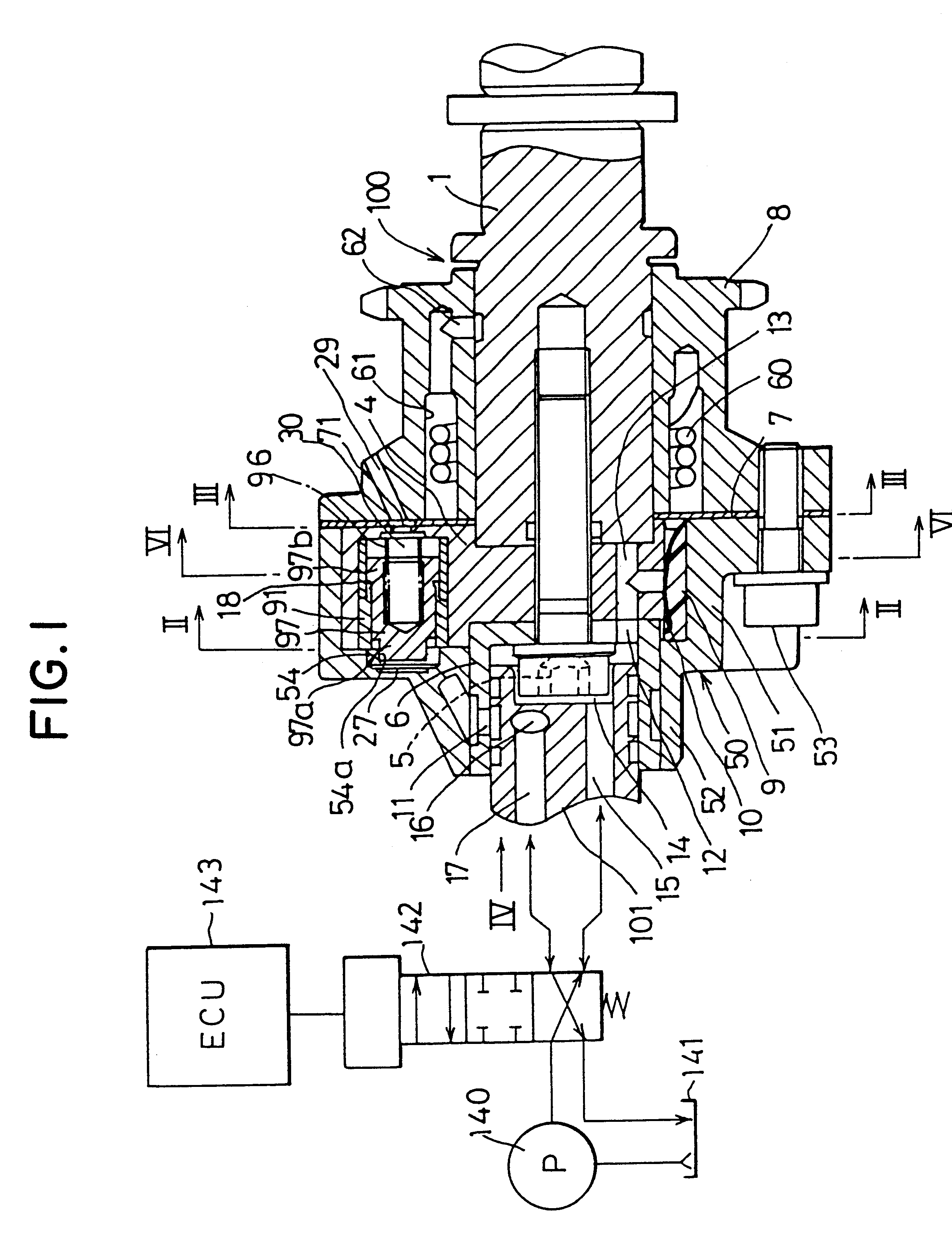 Valve timing adjusting device