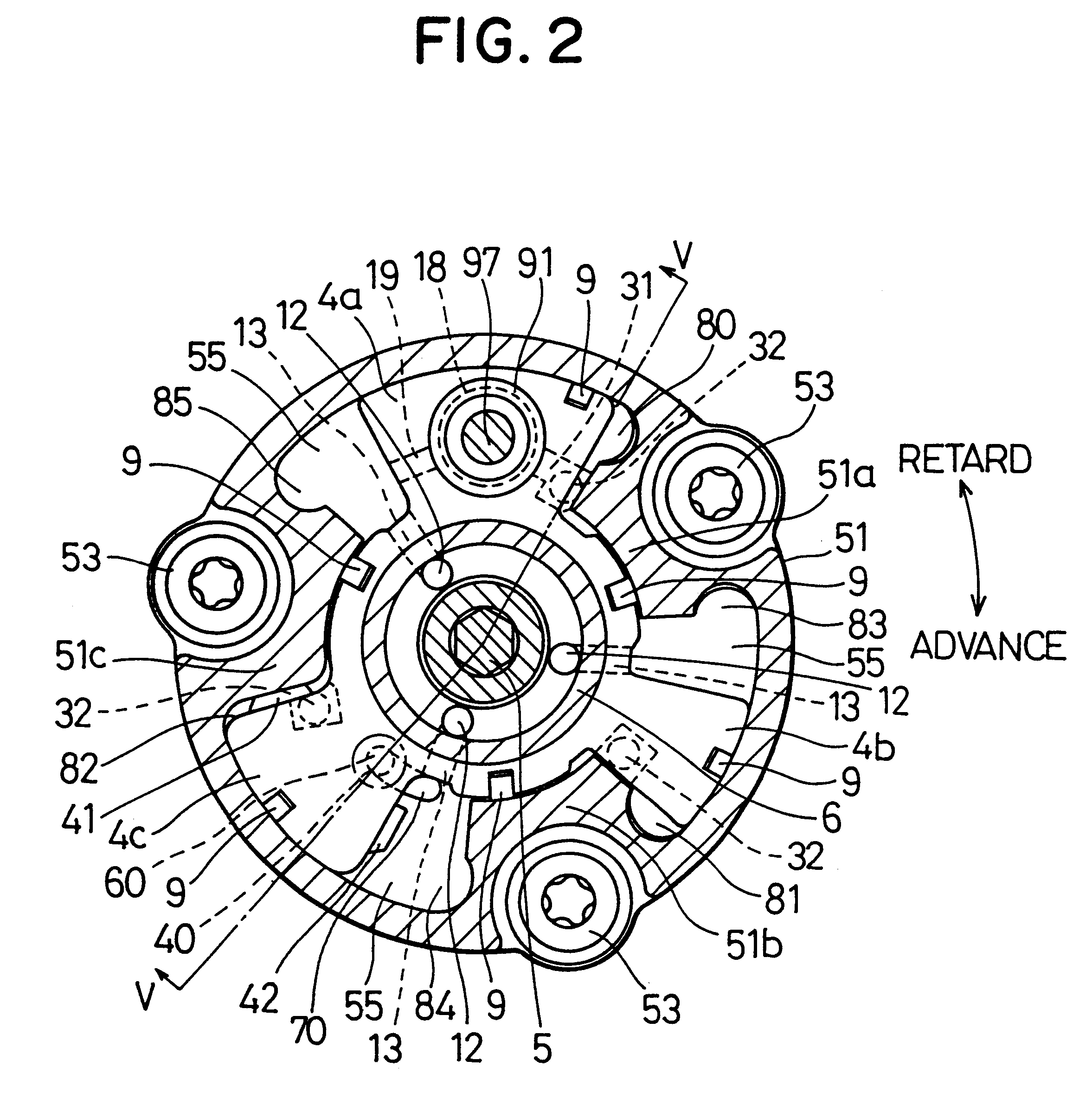 Valve timing adjusting device