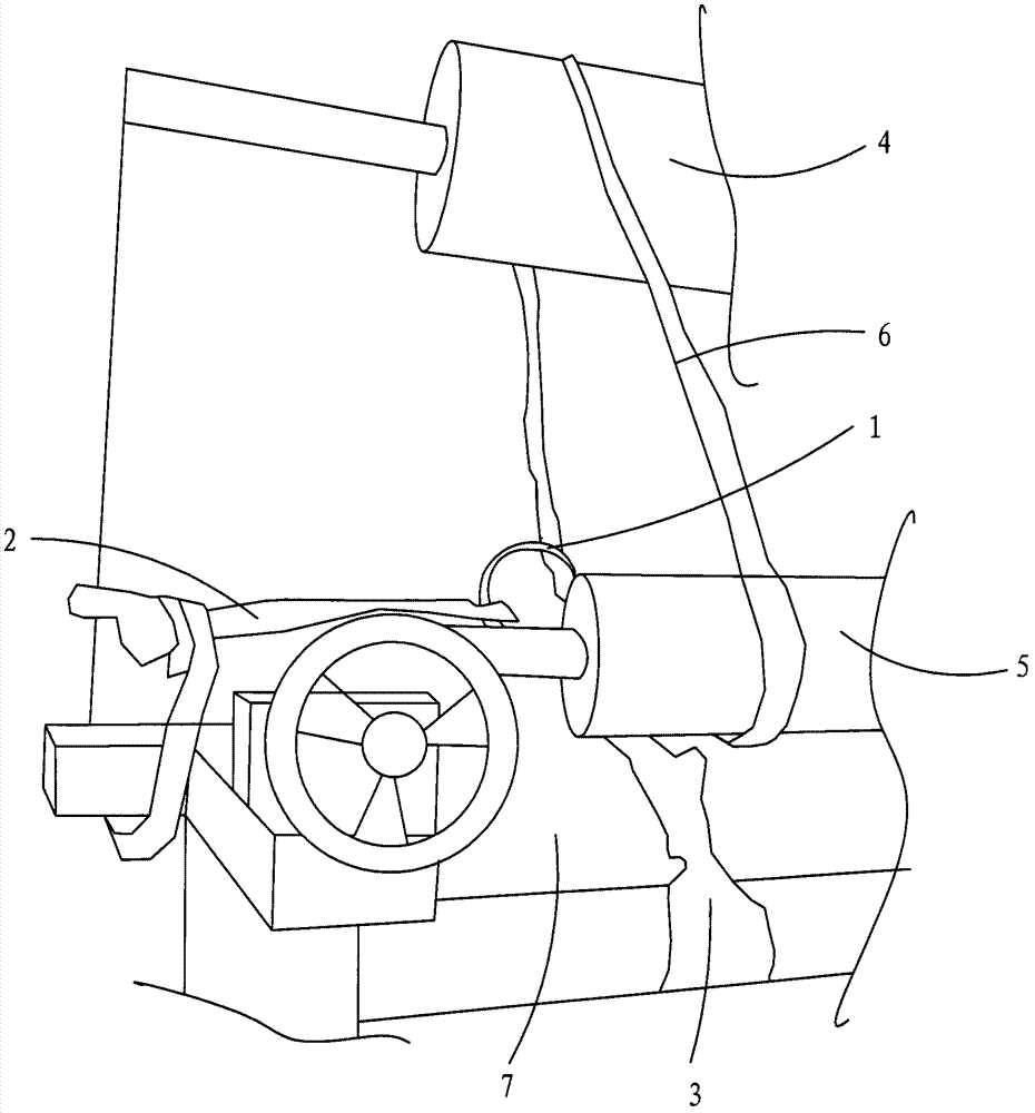 Tension adjusting mechanism of loom