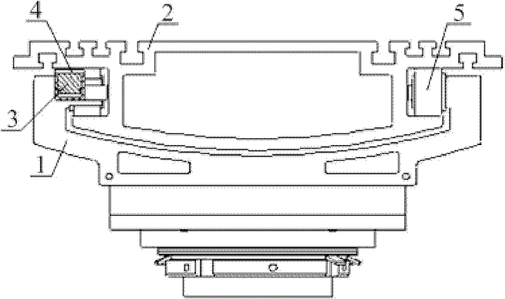 Medical suspension bridge and its sliding seat