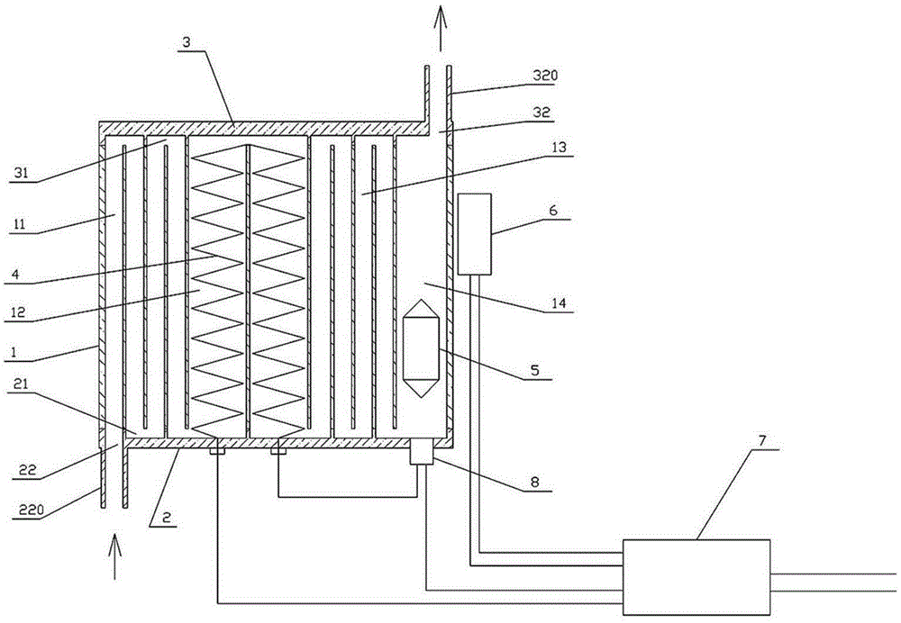 Heater of bare-wire electric water heater