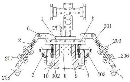 Petroleum extraction well mouth return pressure control device