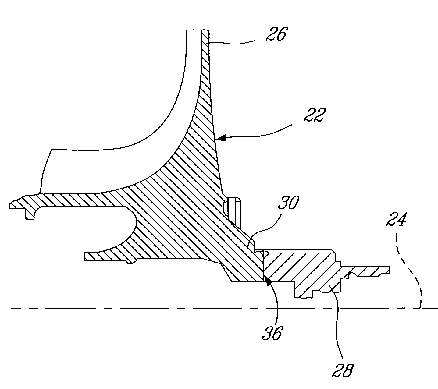 Compressor rotor and method for making