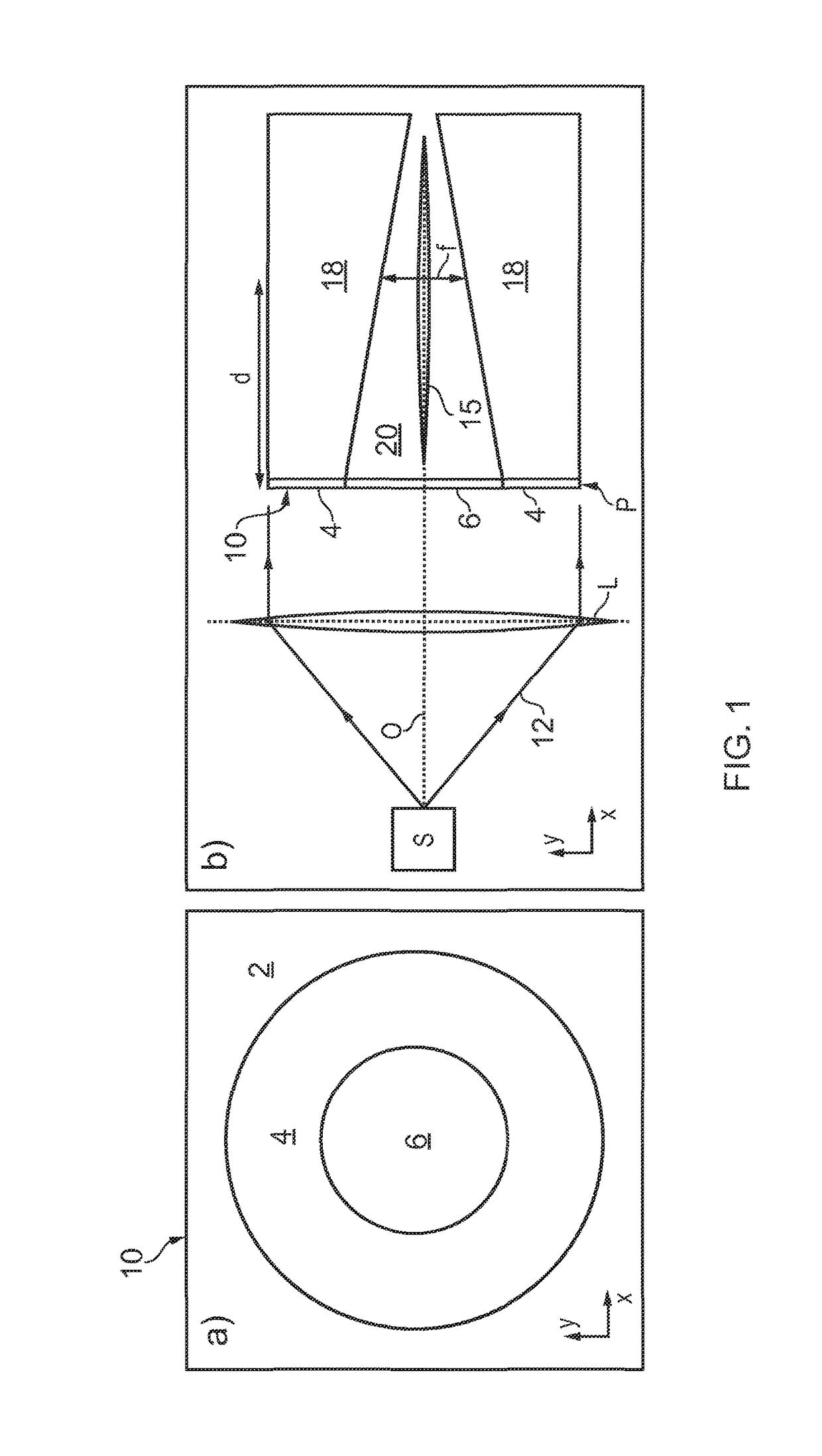 Super-oscillatory lens device