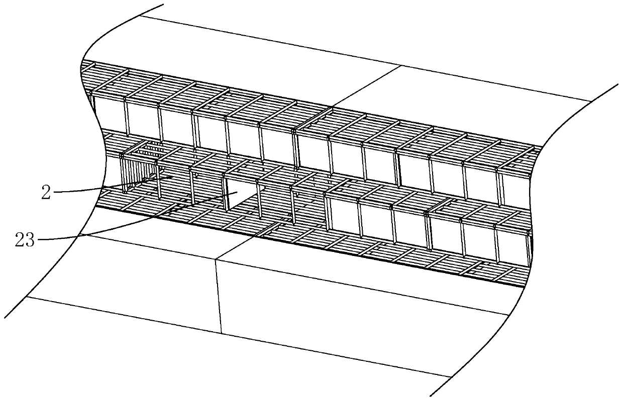 Sandy soil embankment revetment structure and construction method thereof