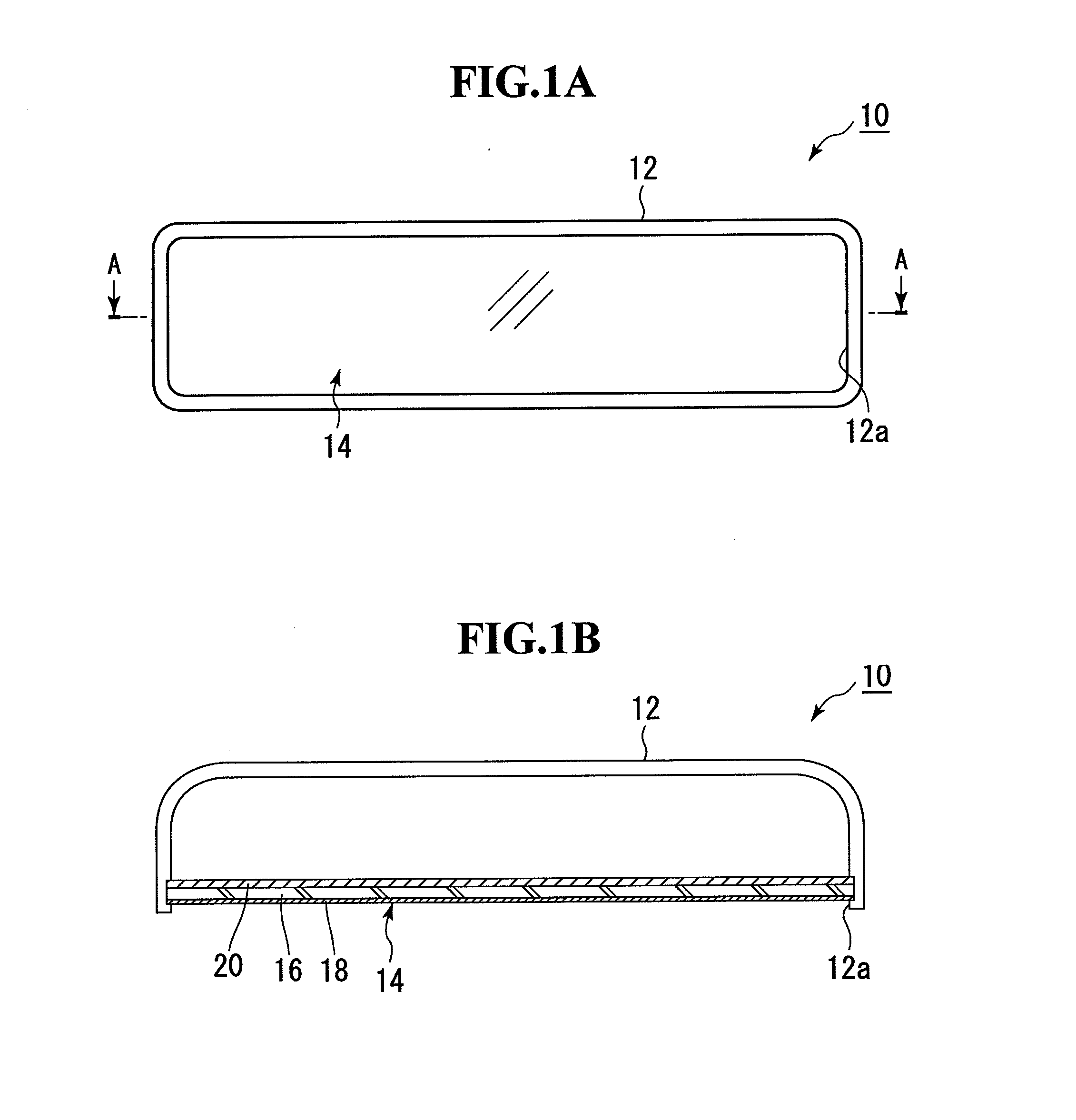 Vehicle mirror and manufacturing method therefor