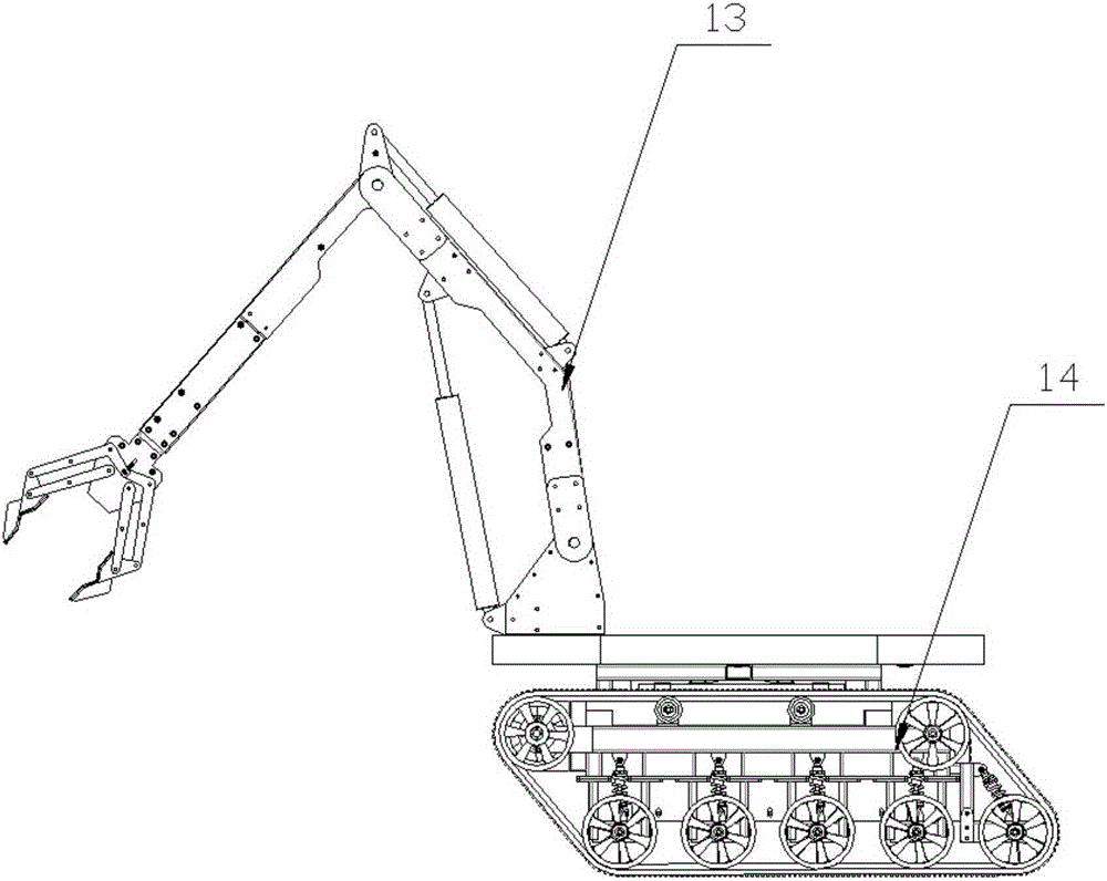 Nuclear and radiation emergency robot system