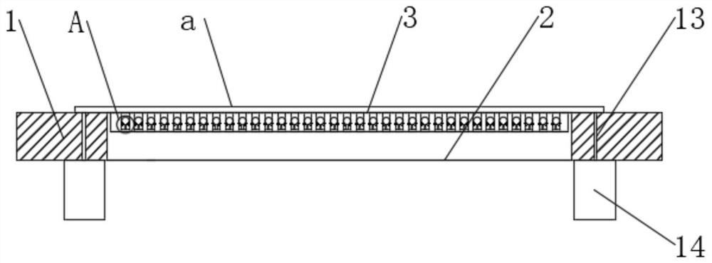 A micro-impact deformation type flat plate rapid derusting equipment