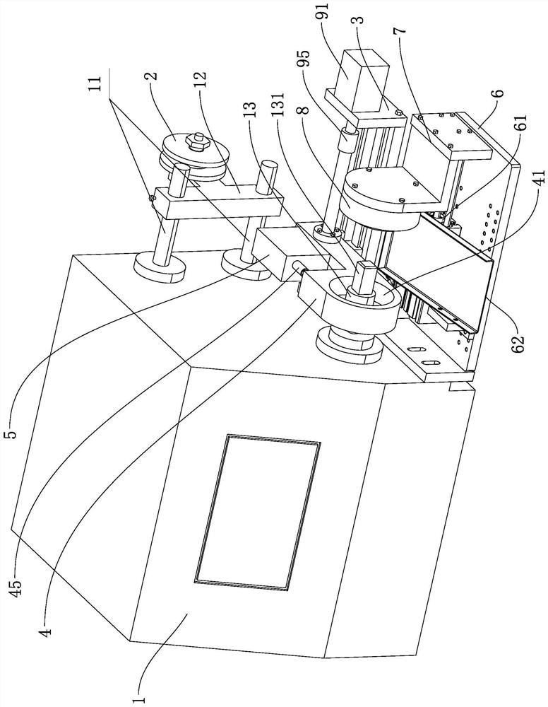 Winding machine for self-adhesive coil