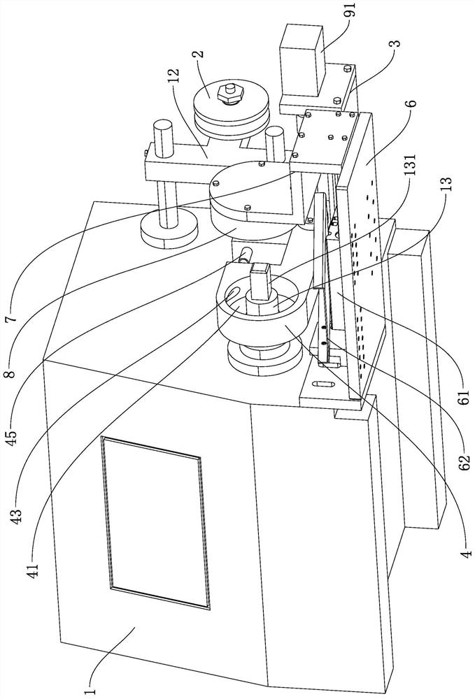 Winding machine for self-adhesive coil