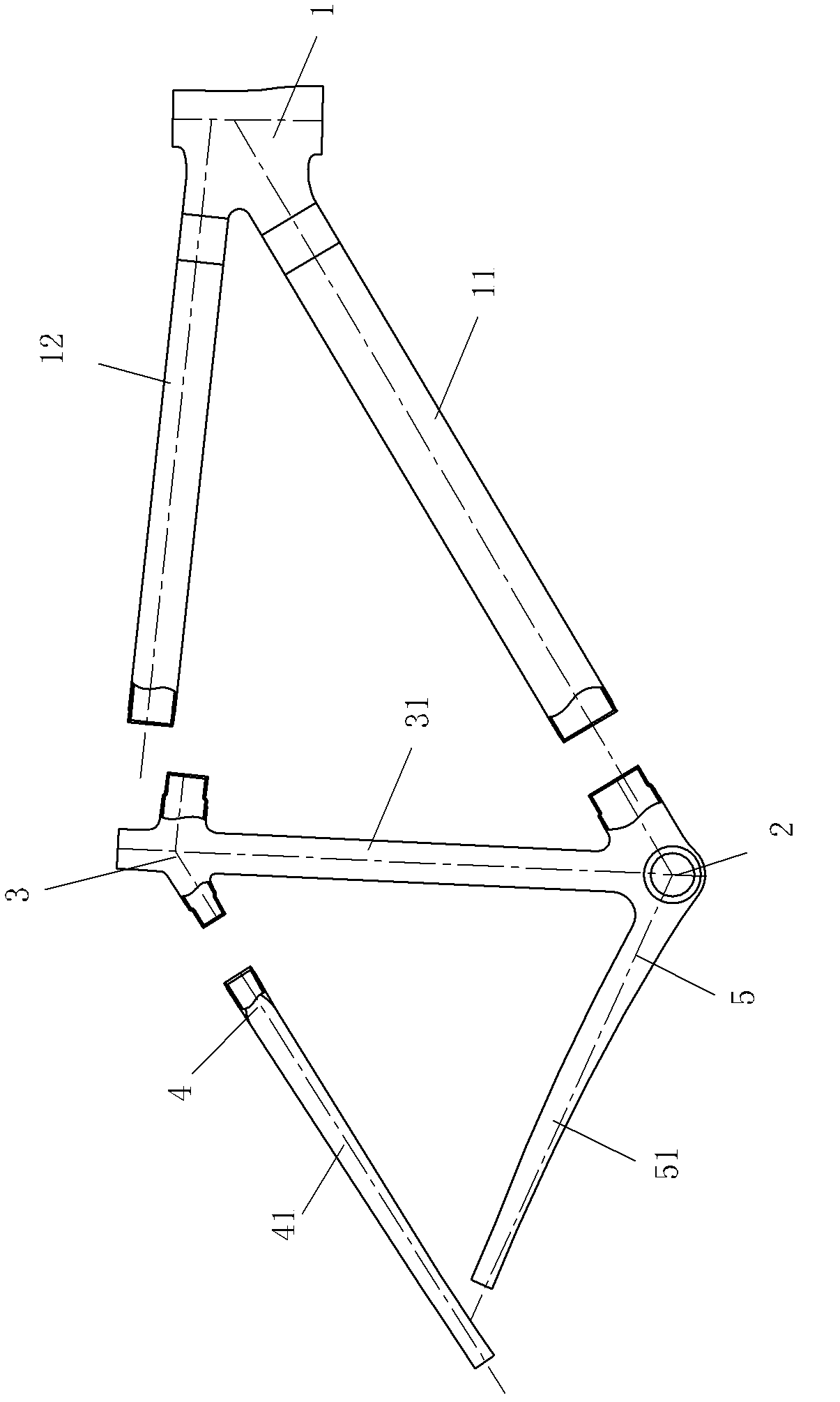 Method for manufacturing inner core used for moulding of carbon fiber composite multi-way tube