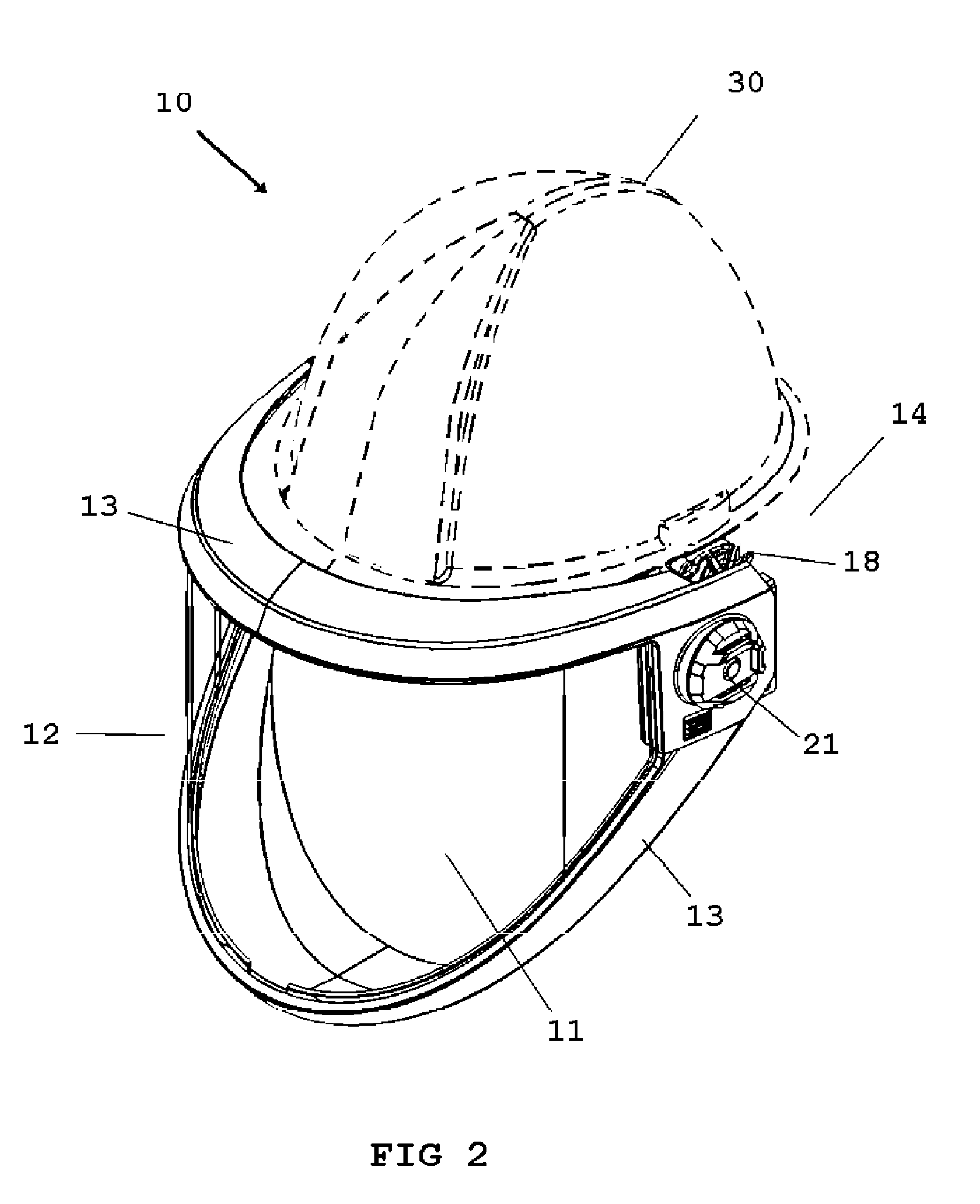 Weight Balancing Face Shield