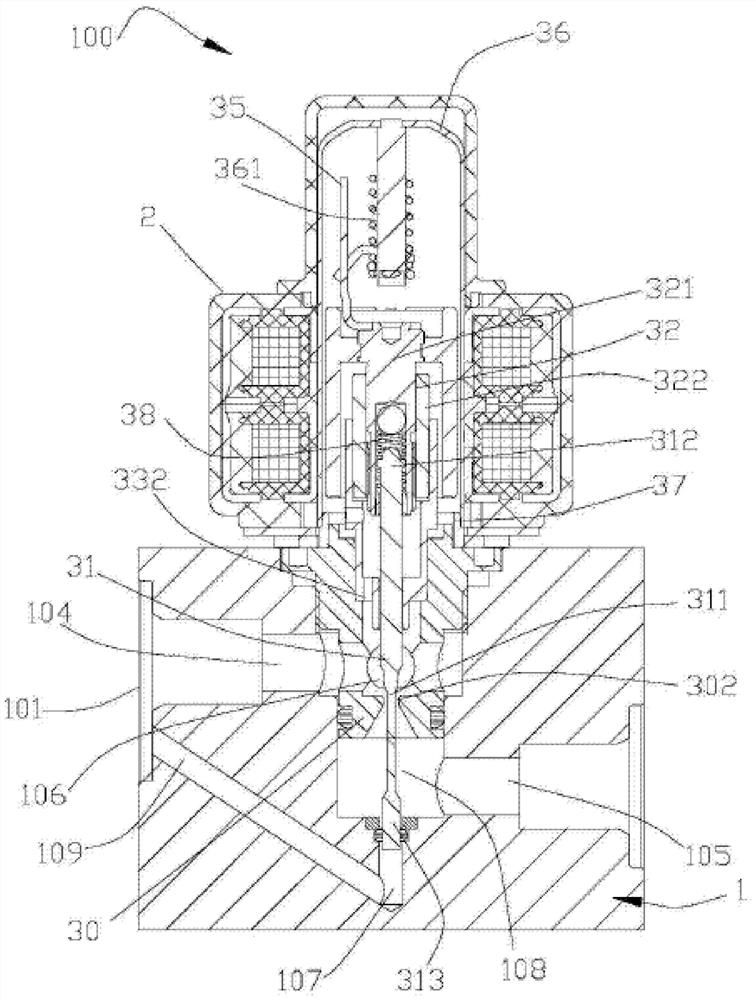 An electronic expansion valve