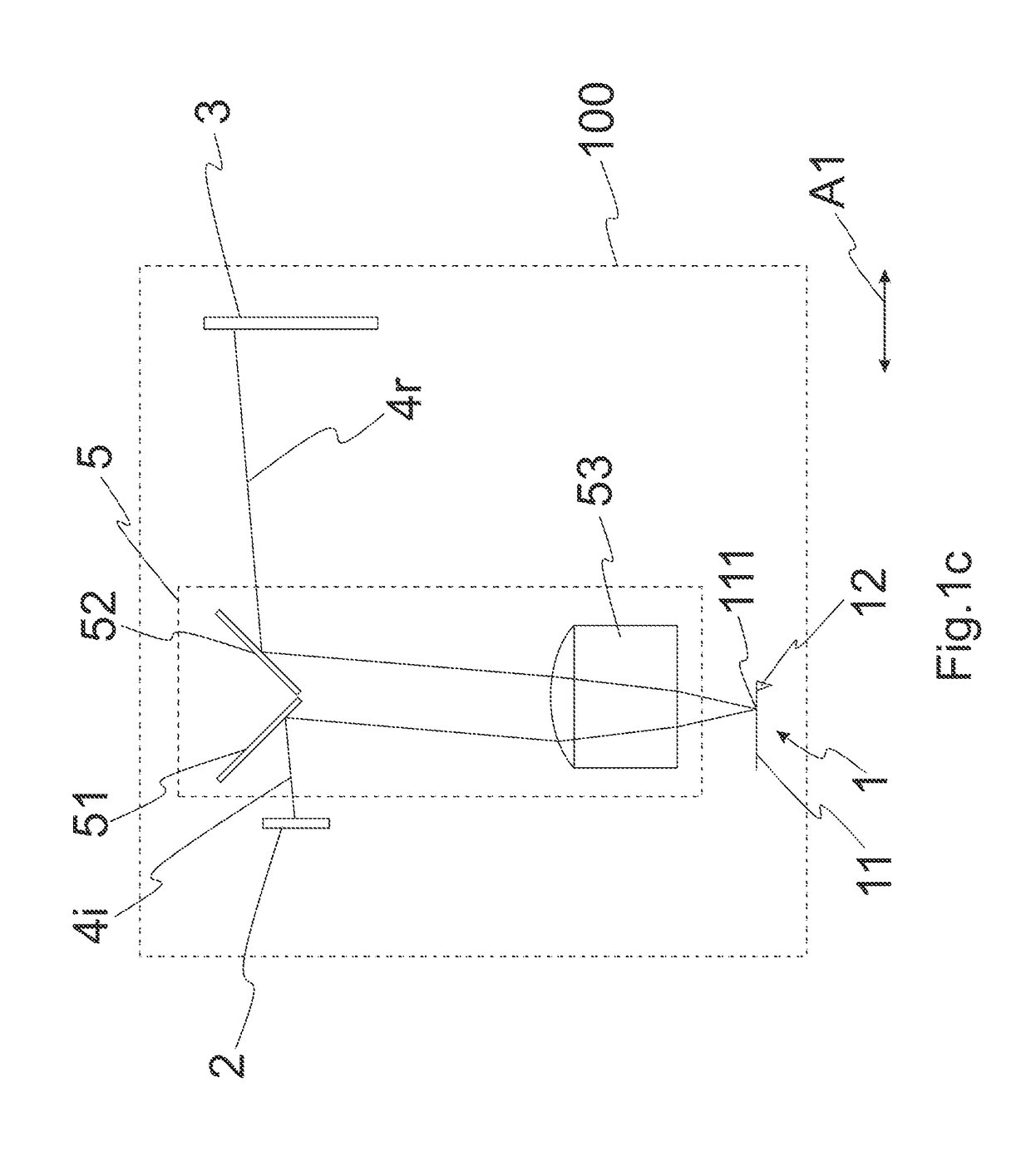 Atomic Force Microscope with Optical Guiding Mechanism