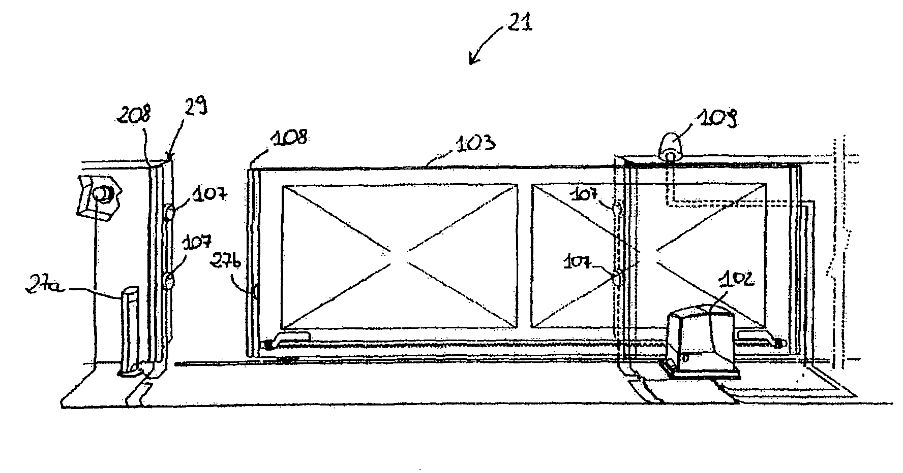 Method and device for automatic systems designed to operate movable barriers