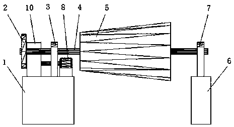 Silicon carbide micro-powder mixed material screening device