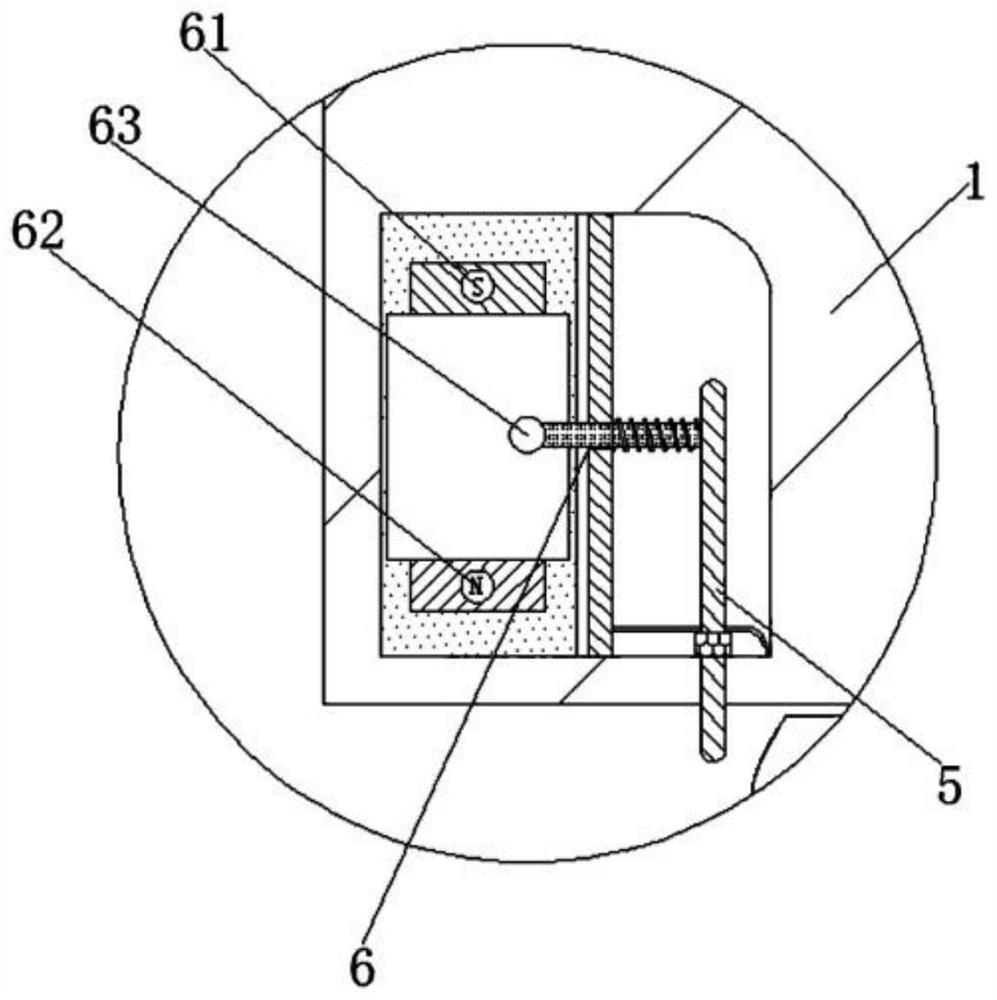 An anti-sewage backflow device for urban manholes based on the principle of electromagnetic induction