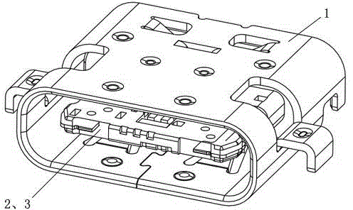 USB connector based on TypeC