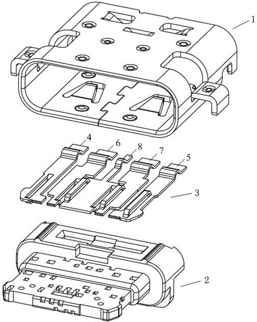 USB connector based on TypeC