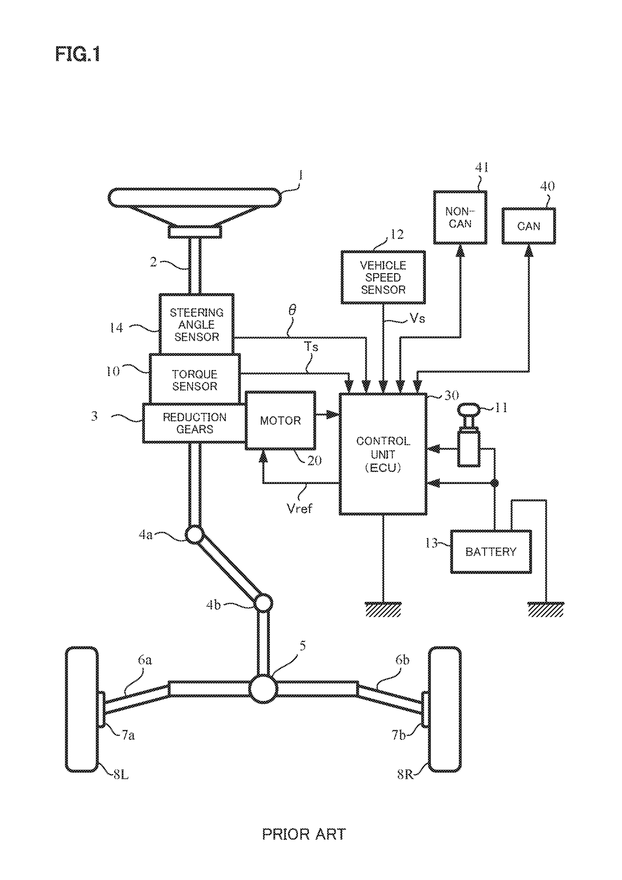 Motor control unit and electric power steering apparatus using the same and vehicle