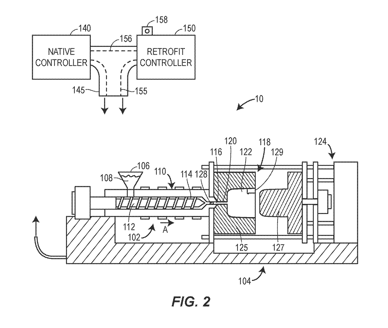 Injection molding controller interface with user-adjustable variables