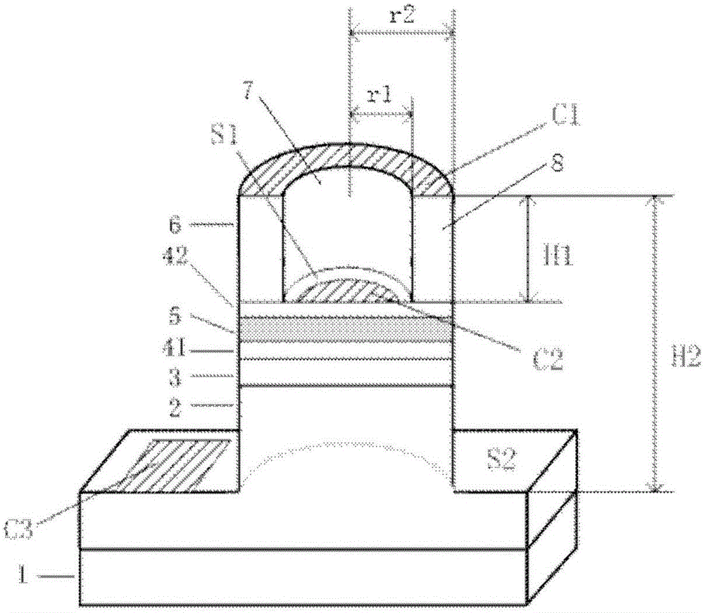 Transistor laser device and method for manufacturing same