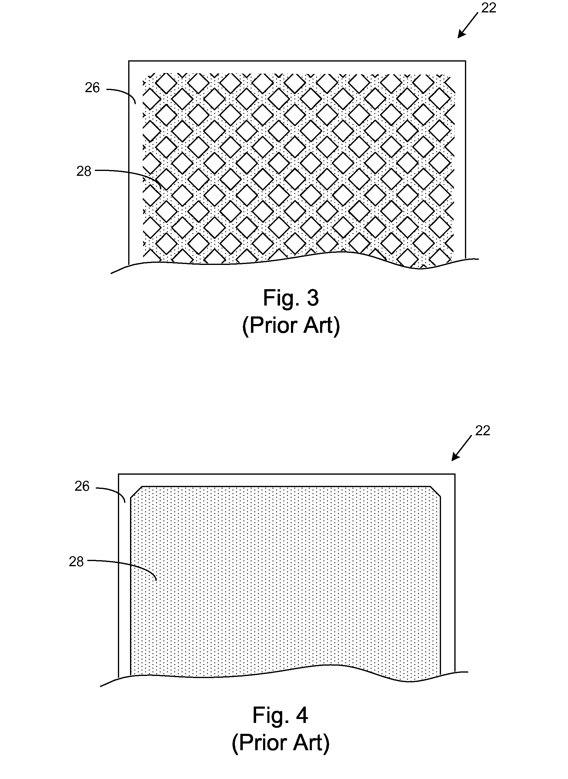 Rigid wave pattern design on chip carrier substrate and printed circuit board for semiconductor and electronic sub-system packaging