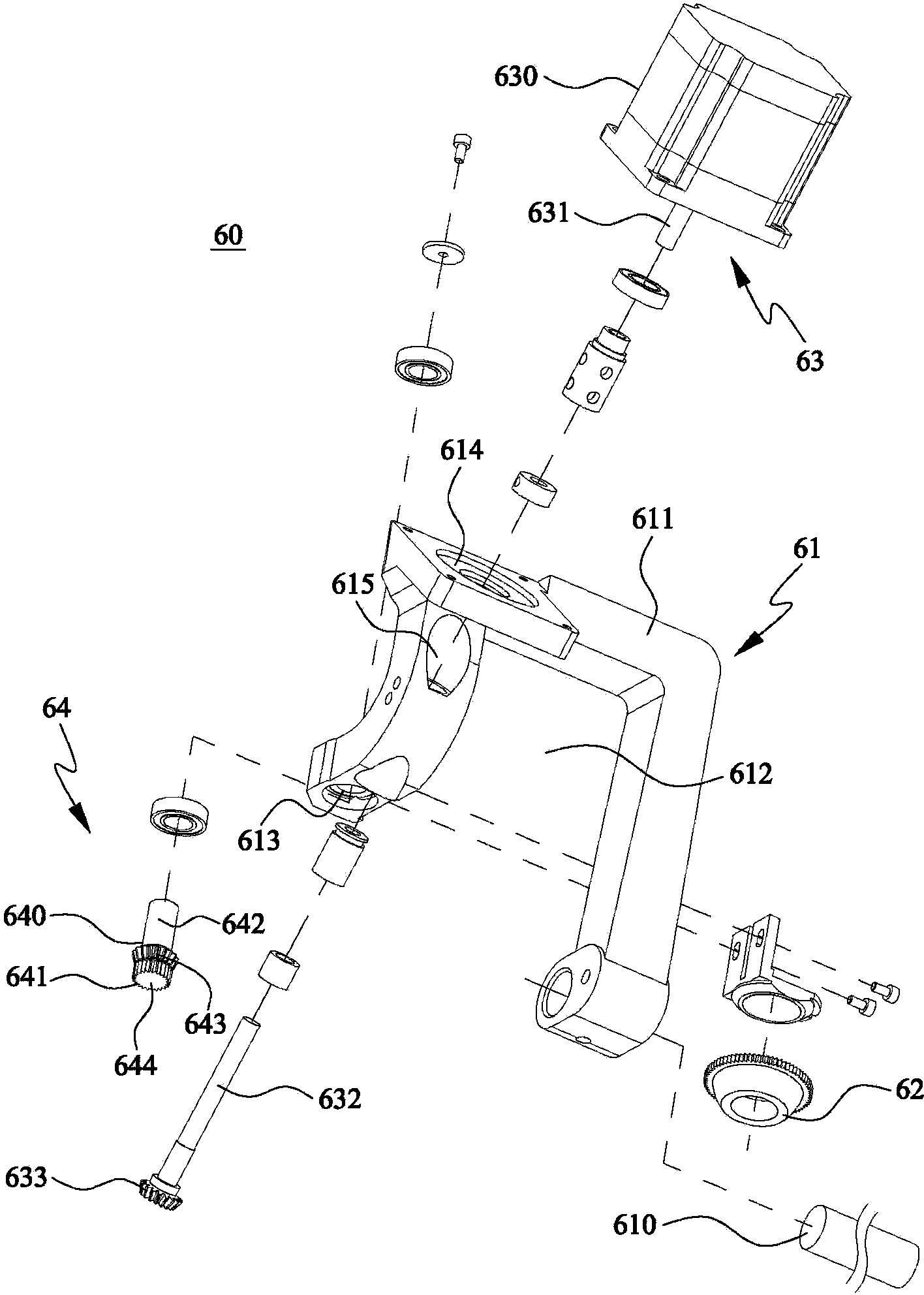 Upper drawing machine