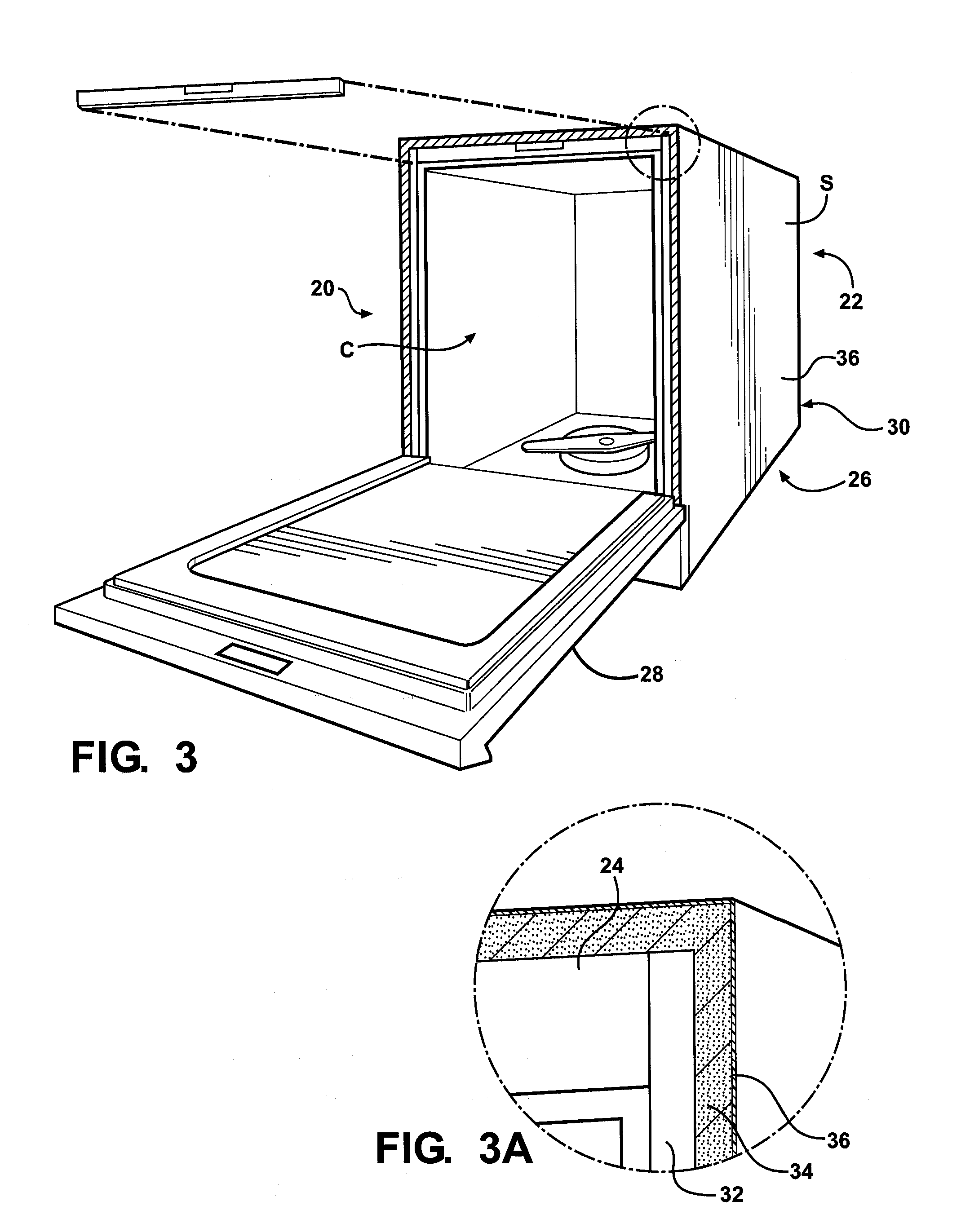 Appliance comprising polyurethane foam