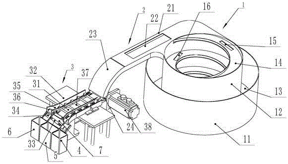 Automatic cap separation machine of electronic connectors