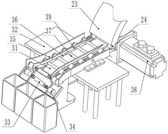 Automatic cap separation machine of electronic connectors