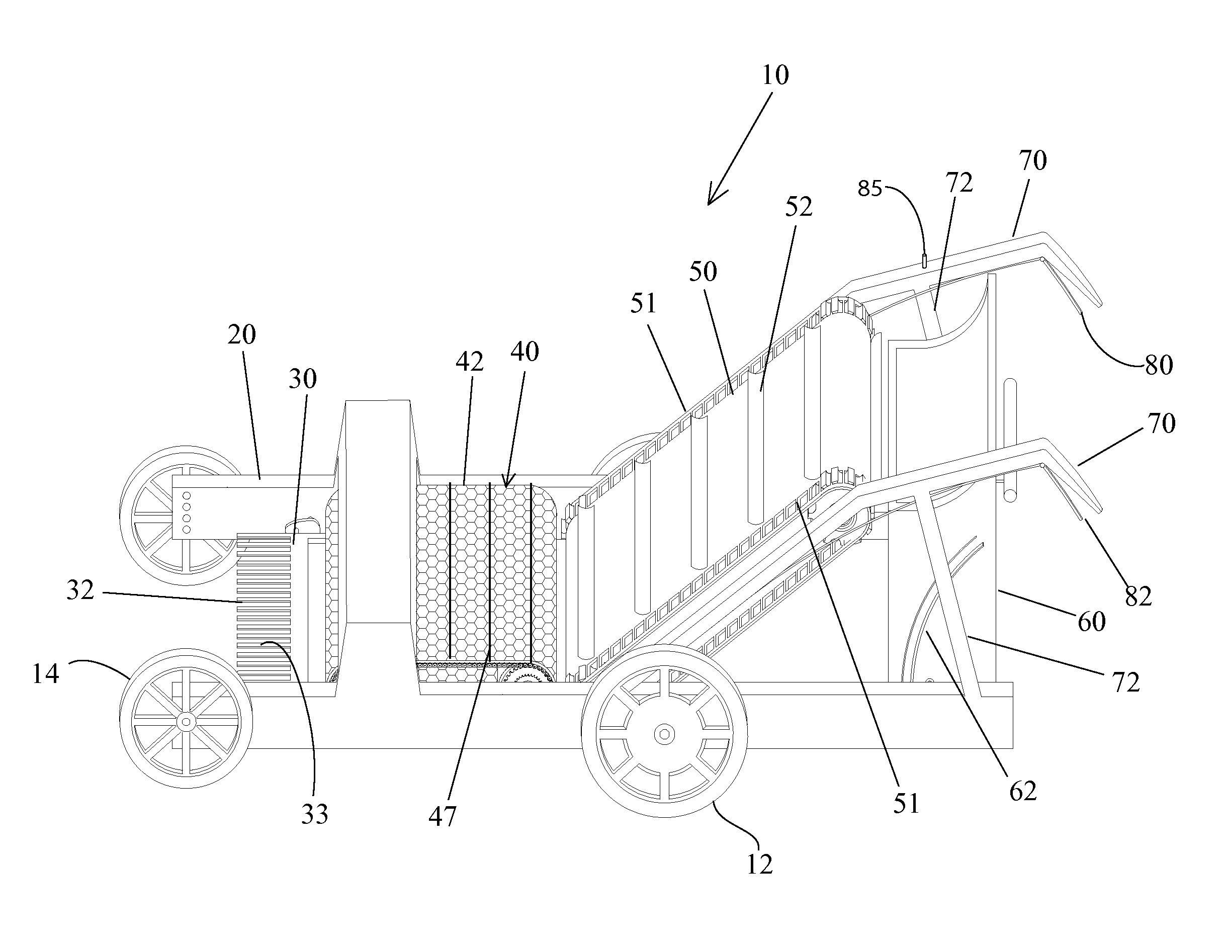 Self-propelled stall cleaning apparatus